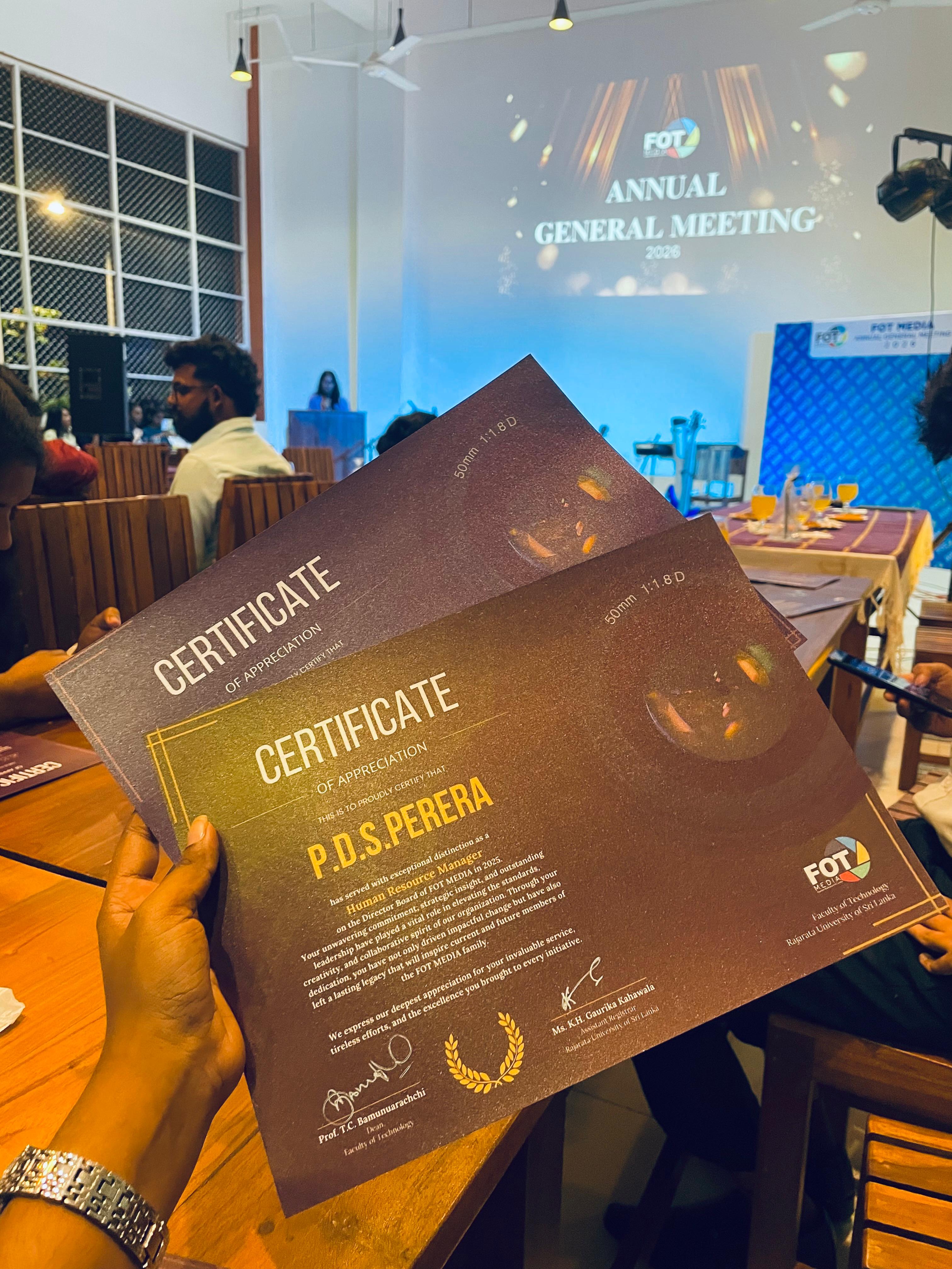 Certification